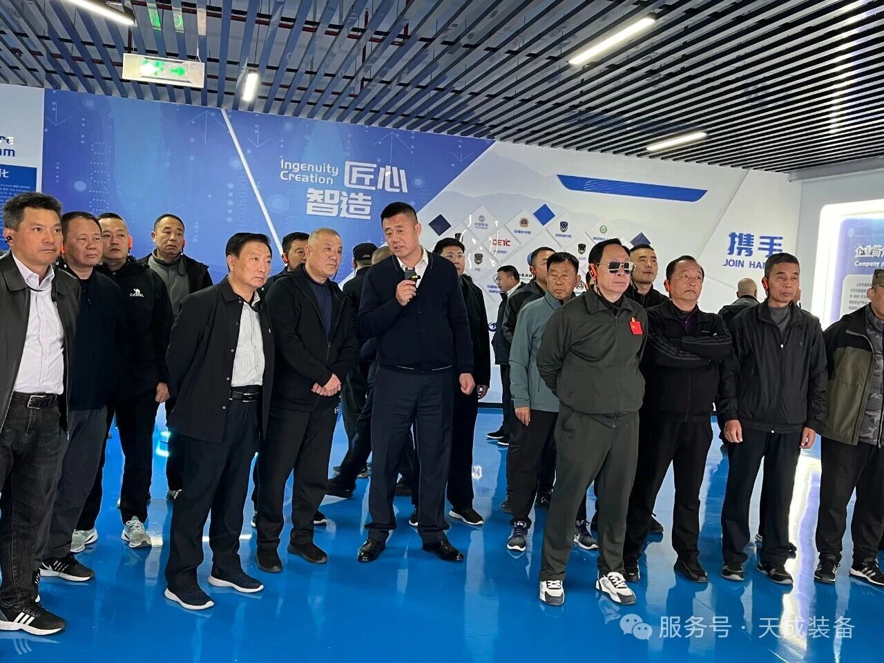 退役不褪色，科创建新功！迎接泰安市自主择业军转干部培训班参观交流